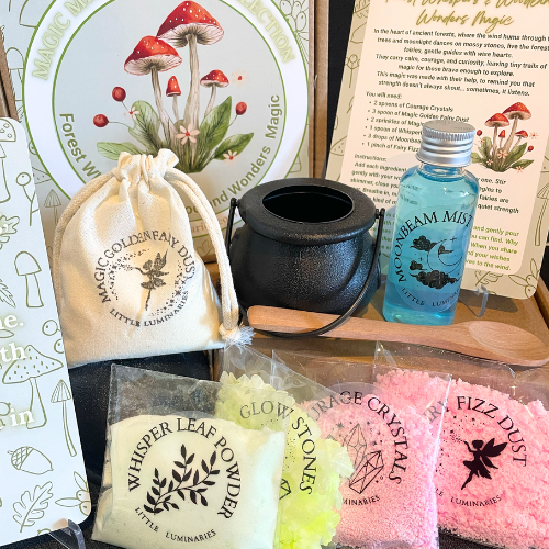 Forest Whispers and Woodland Wonders mindfulness potion kit for kids