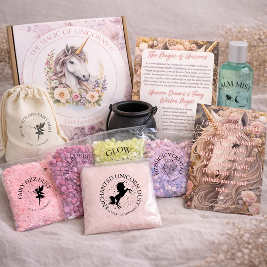 Product that are included in the kit potions, cauldron , box