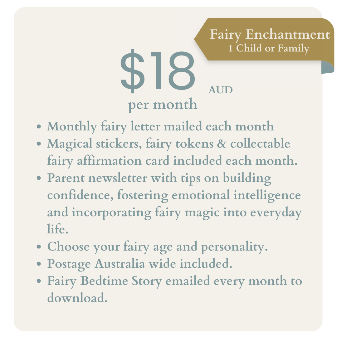 Fairy Letter Subscription – Monthly Mailed Fairy Mail to Nurture Wonder & Emotional Wellbeing - Pay as You Go!