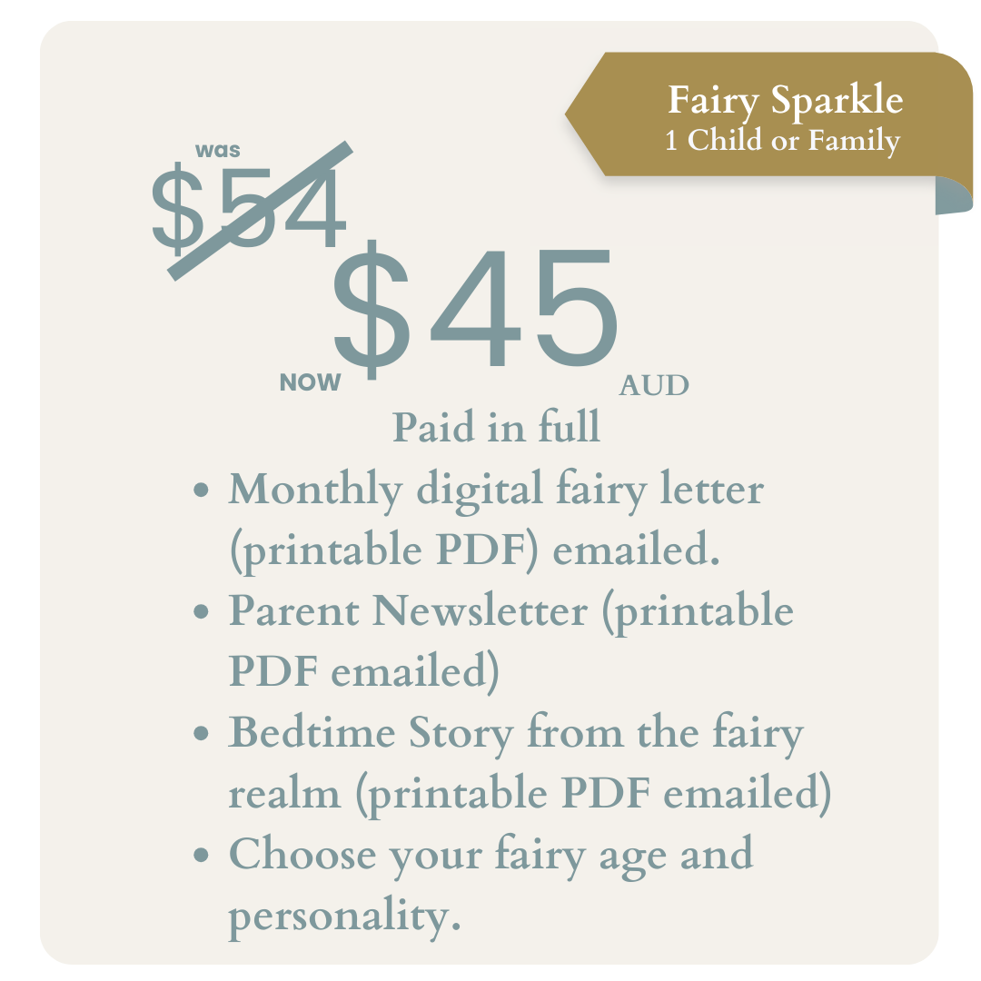 Digital Fairy Letter Subscription – 6 Months of Printable Fairy Mail (1st Month FREE)