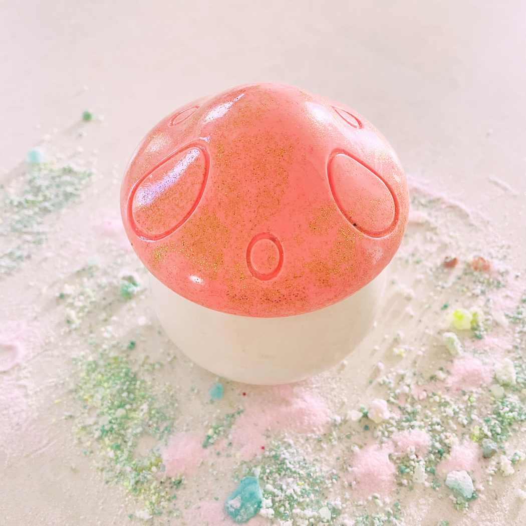 Pink mushroom potion pot
