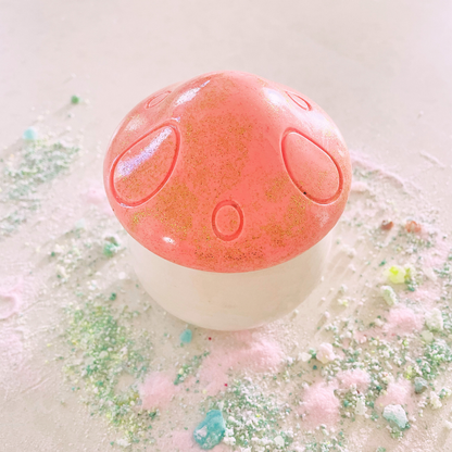 Pink mushroom potion pot
