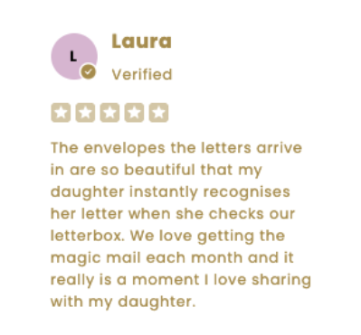 Testimonial 2 from Little Luminaries