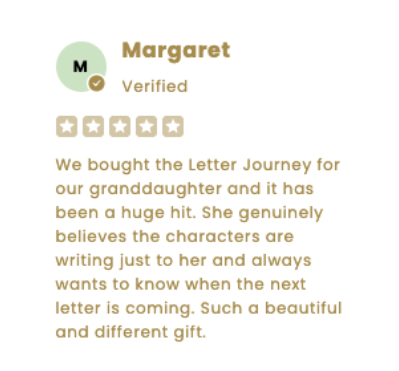 Testimonial 3 for Little luminaries