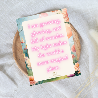 Whimsical birthday letter from fairy with personalised message for kids