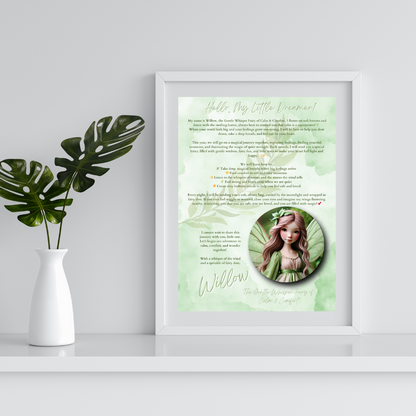 Fairy letter subscription delivered digitally to spark wonder and joy