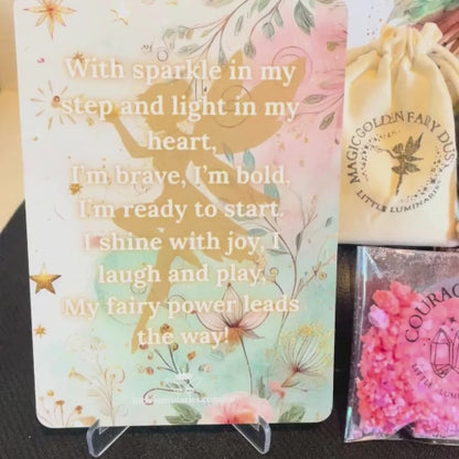Magic of Fairies potion kit with courage crystals and fairy fizz dust for kids


